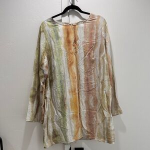H&M Earthy Tones Striped Tunic